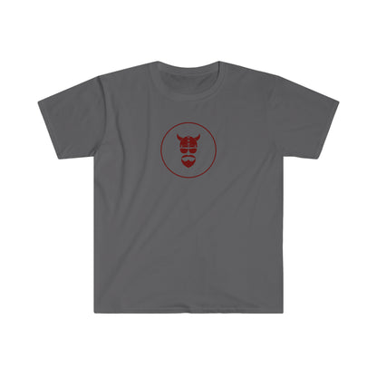 ZV Red Stamp Softstyle T-Shirt - THE ZEN VIKING