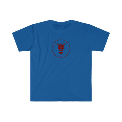 ZV Red Stamp Softstyle T-Shirt - THE ZEN VIKING
