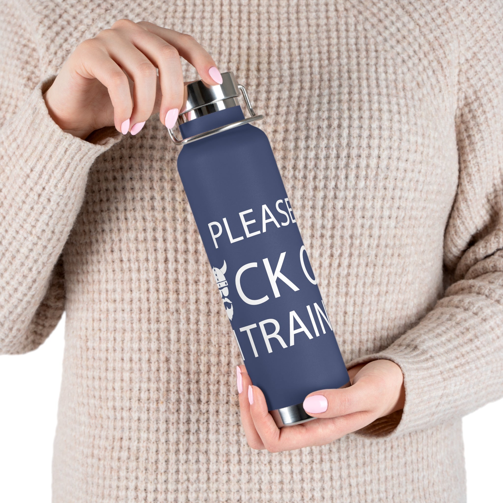 ZV Im Training Copper Vacuum Insulated Bottle, 22oz - THE ZEN VIKING