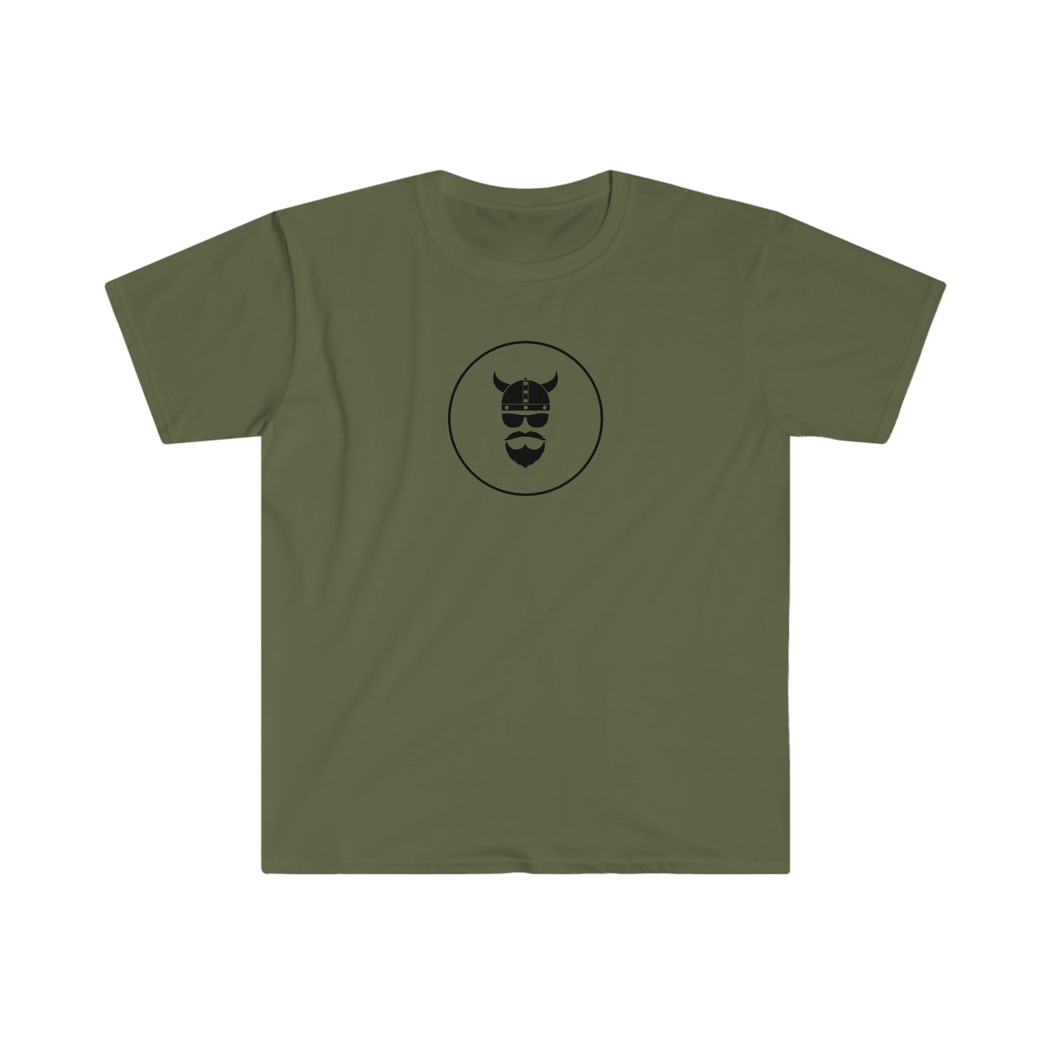 ZV Black Stamp Softstyle T-Shirt - THE ZEN VIKING