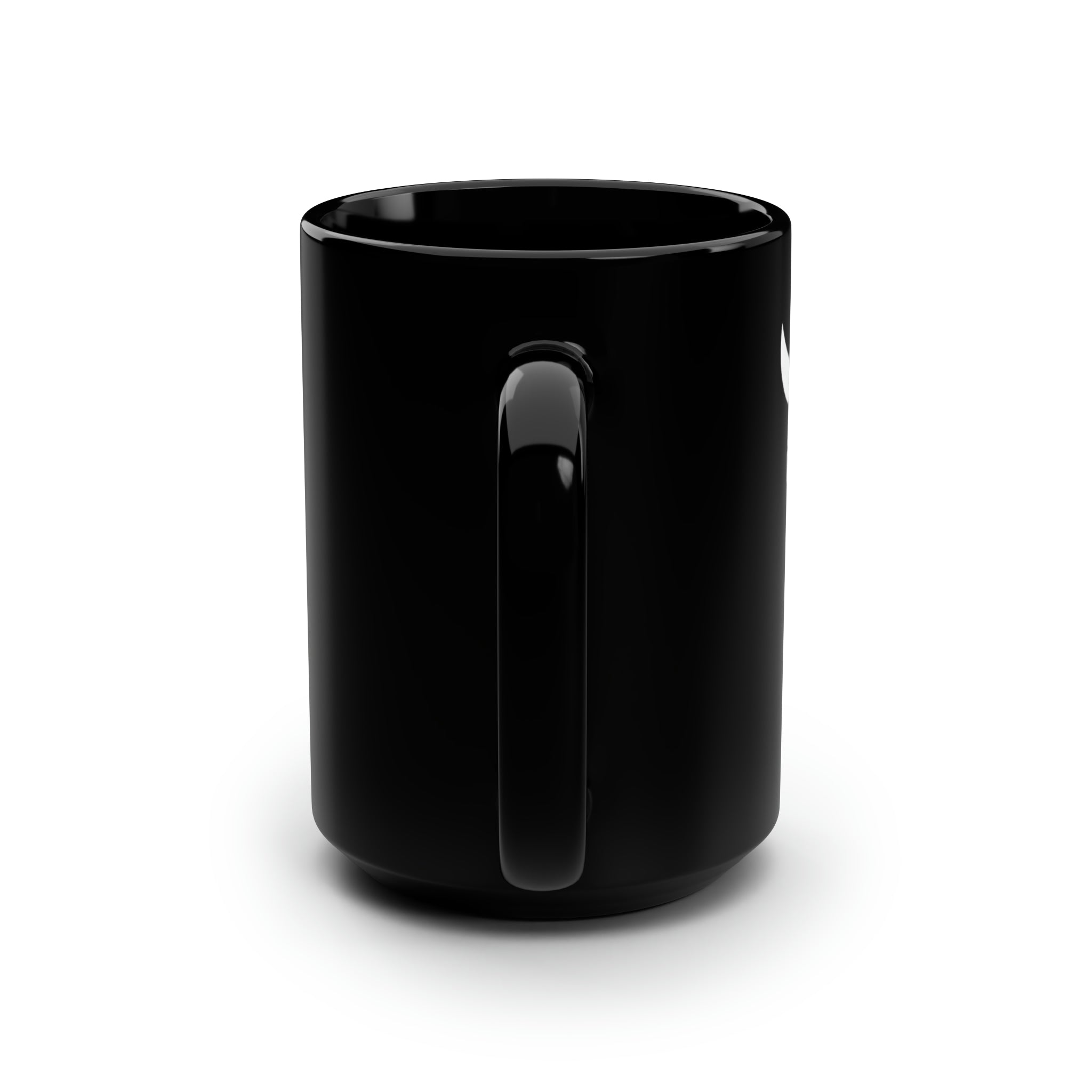ZV White Face Black Mug, 15oz - THE ZEN VIKING