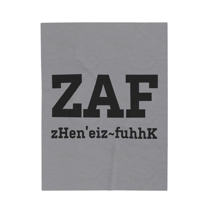ZV ZAF Extra Soft Velveteen Plush Blanket - THE ZEN VIKING
