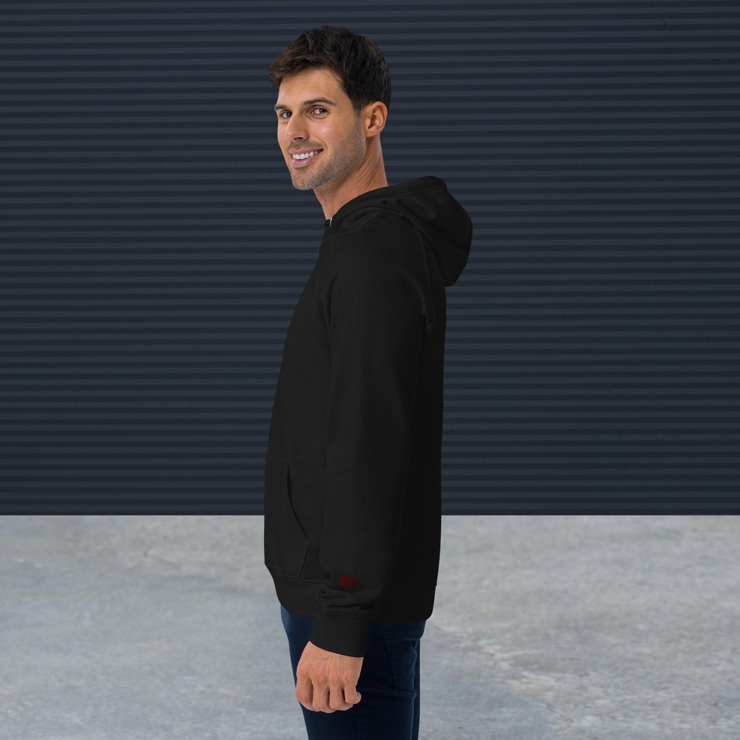 ZV Centered Eco Raglan Hoodie - THE ZEN VIKING